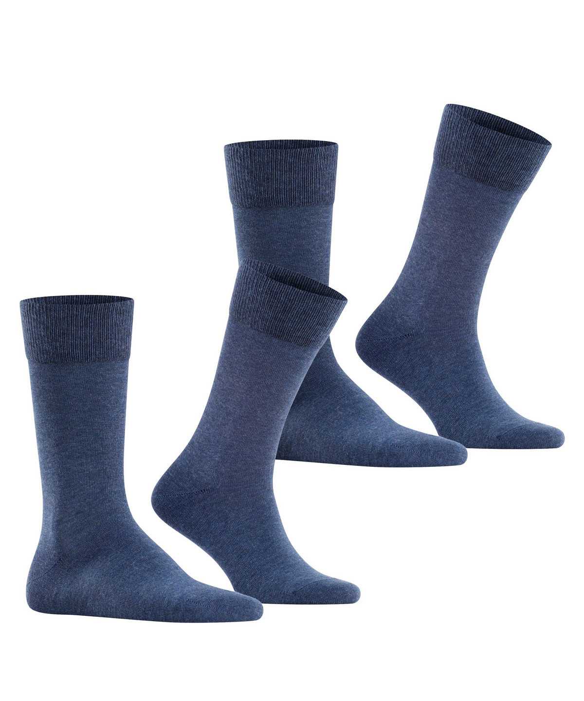 Falke Happy 2-Pack Socks Sokken Heren Blauw | PSJ-724019