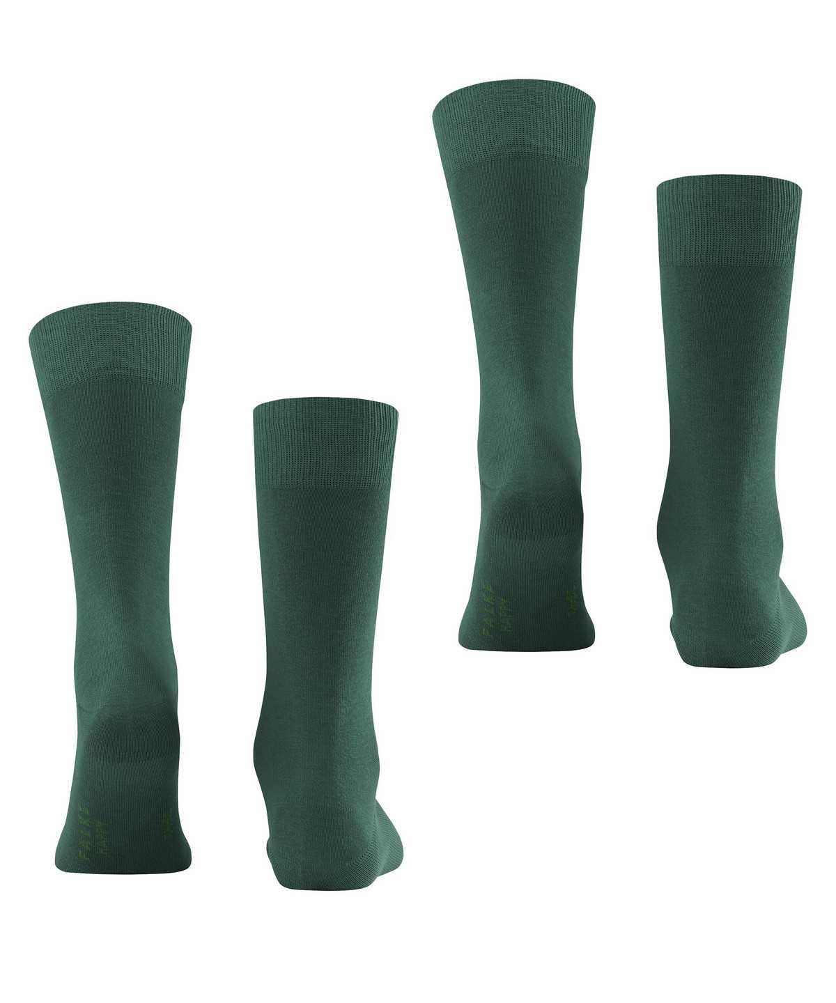 Falke Happy 2-Pack Socks Sokken Heren Groen | AEP-275389