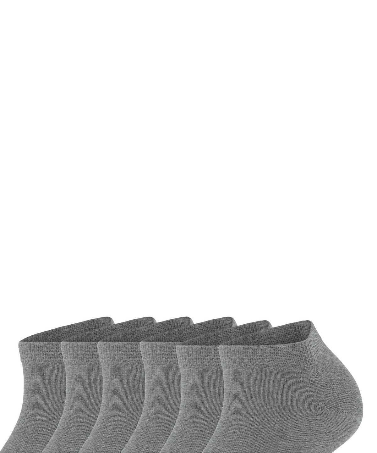 Falke Happy 6-Pack Sneaker socks Sokken Dames Grijs | NYU-072534