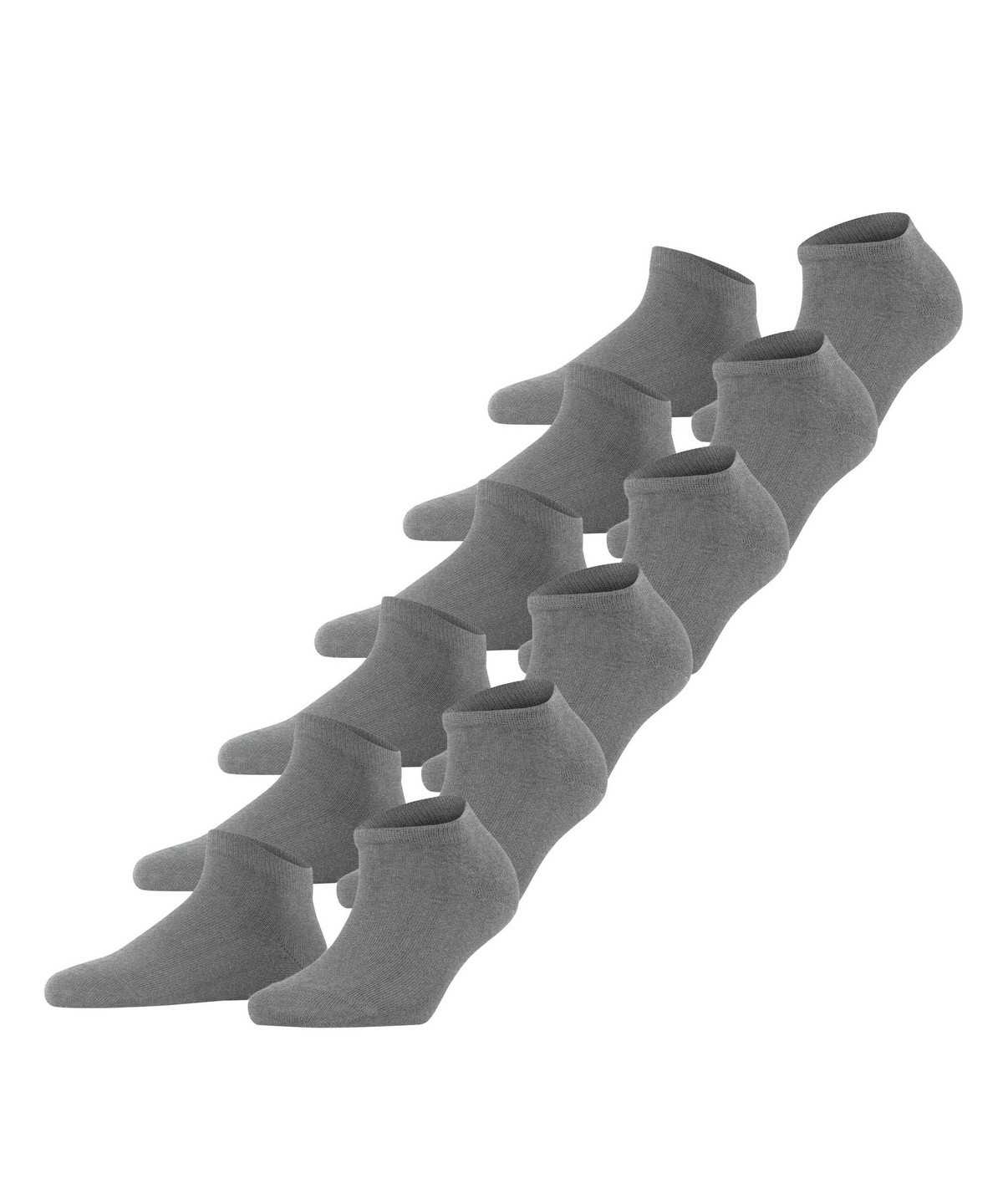 Falke Happy 6-Pack Sneaker socks Sokken Dames Grijs | NYU-072534