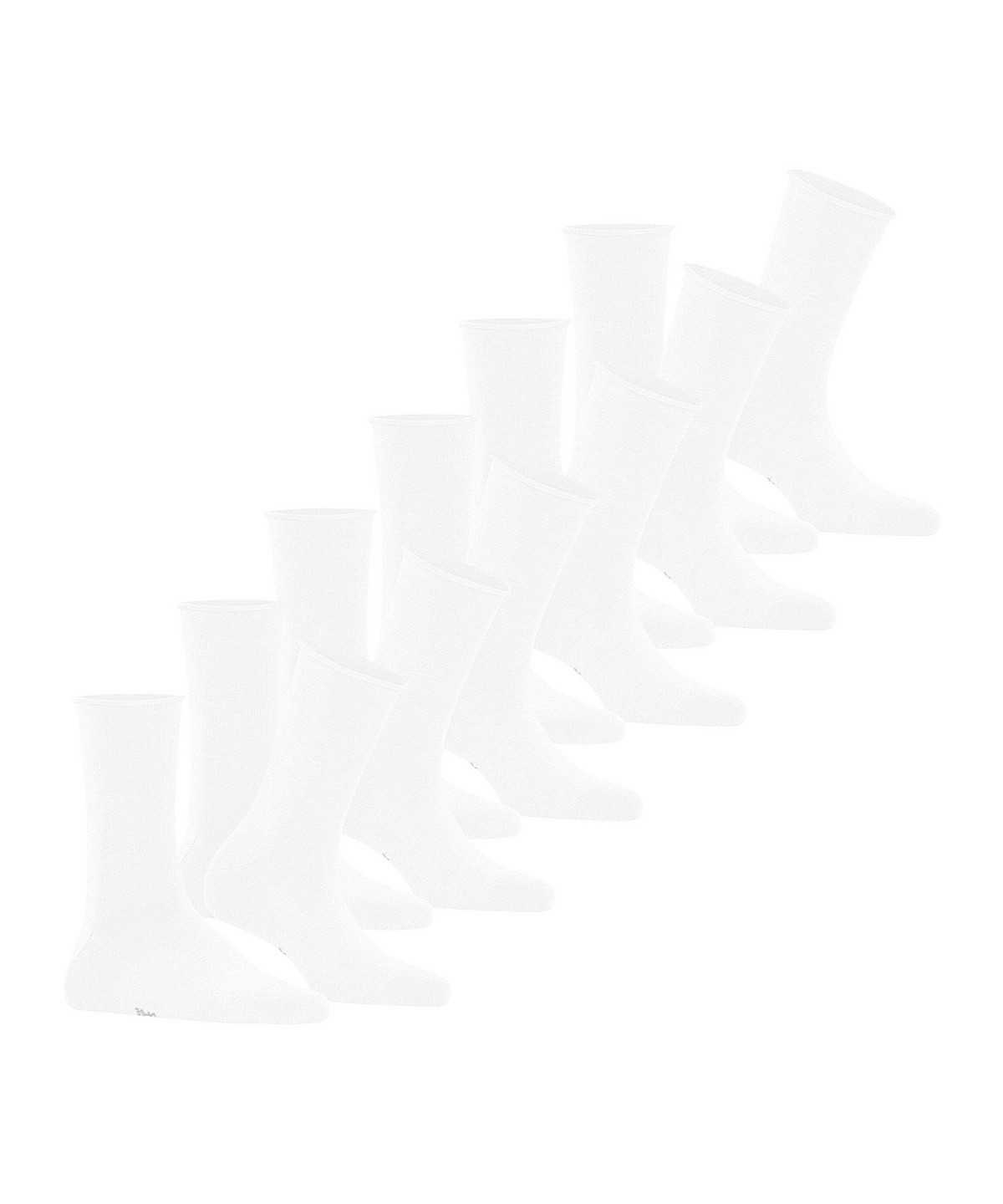 Falke Happy 6-Pack Socks Sokken Dames Wit | YWM-206837