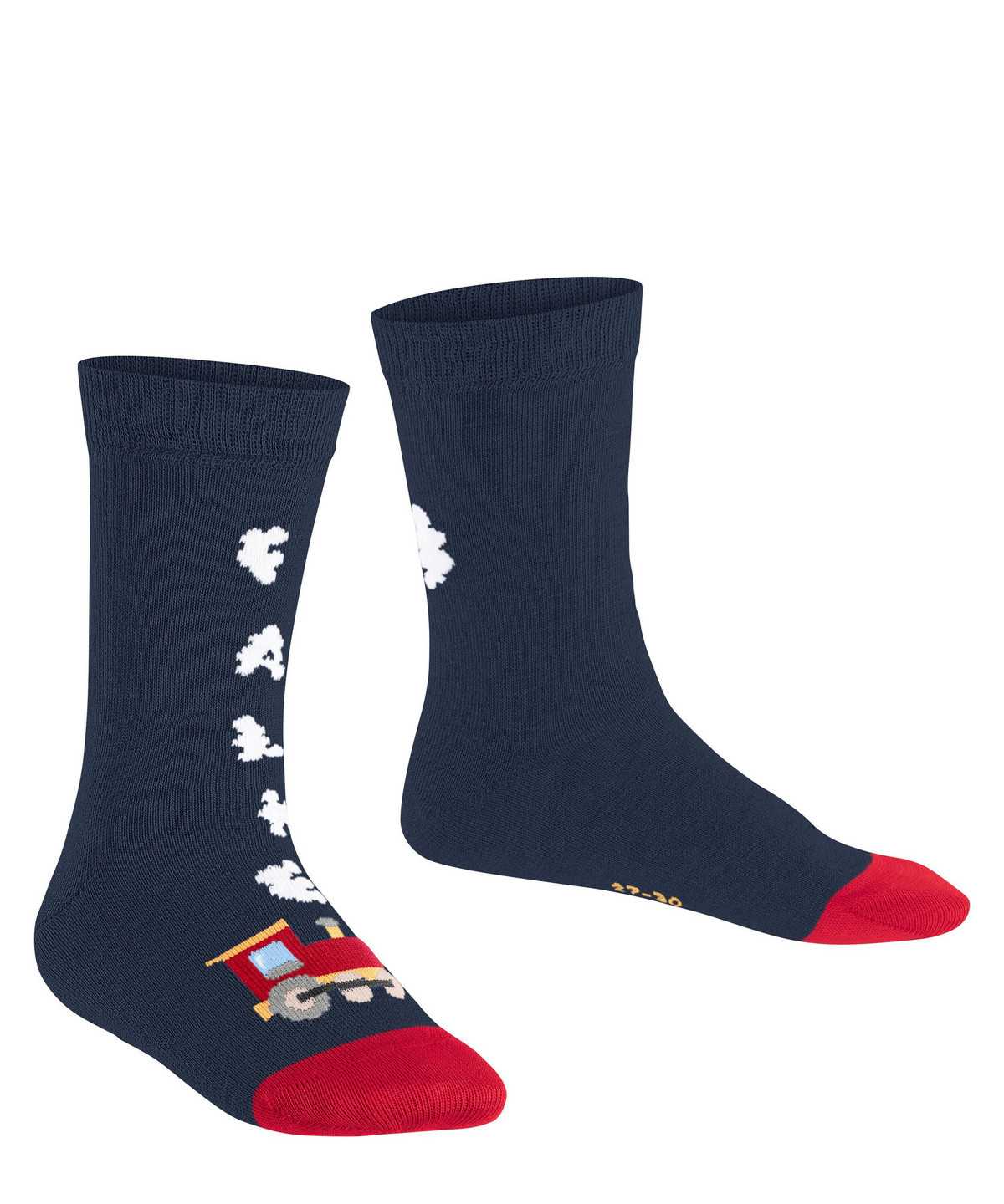 Falke Happy Locomotive Socks Sokken Kinderen Blauw | DIX-146893