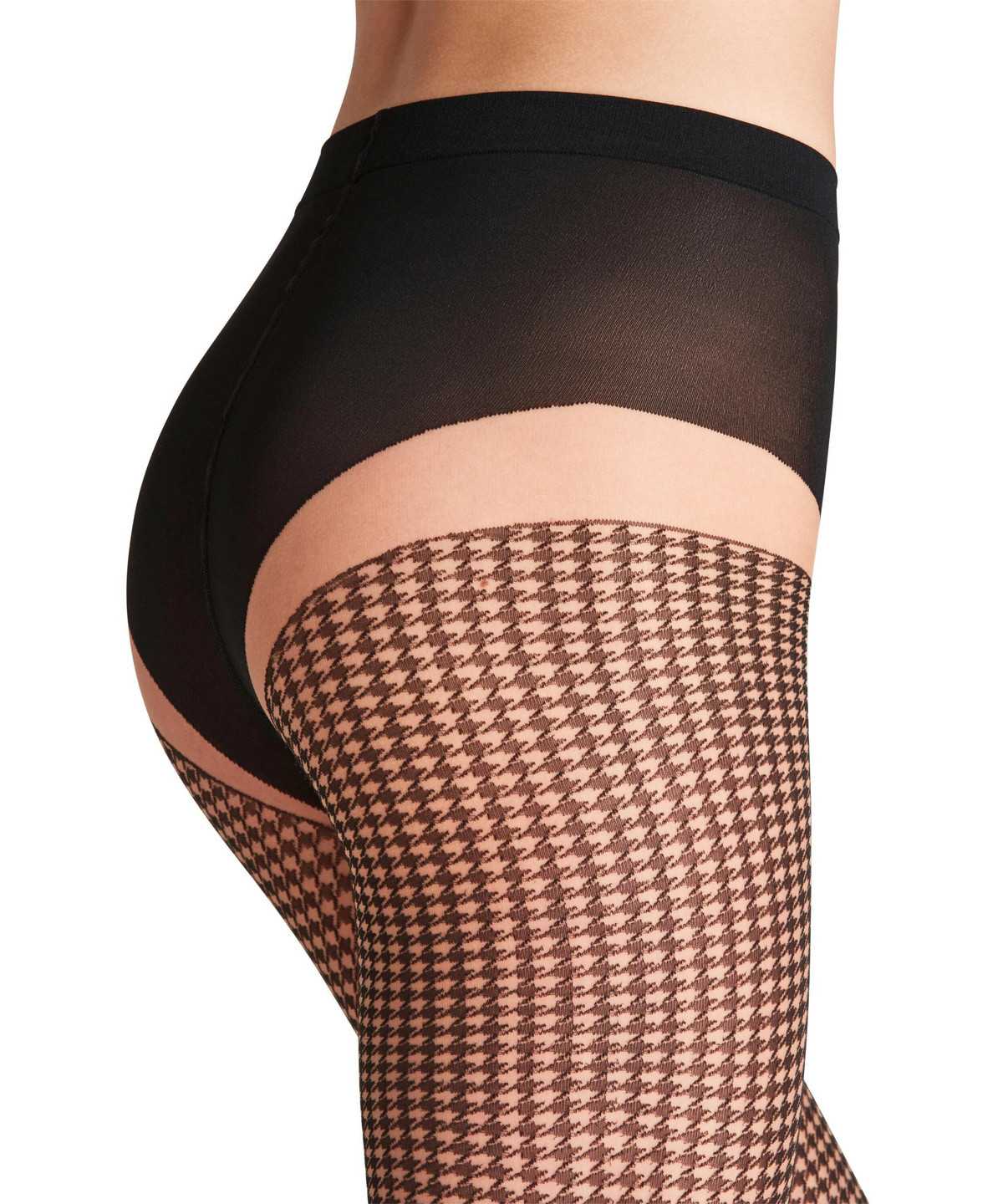 Falke Houndstooth 15 DEN Tights Tights Dames Beige | KOJ-431062