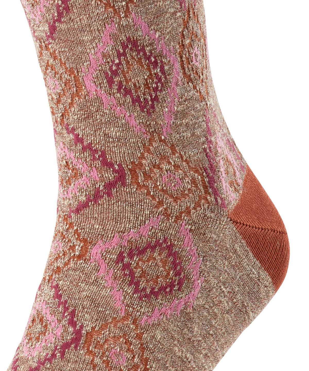 Falke Ikat Spell Socks Sokken Heren Bruin | ZMI-356071