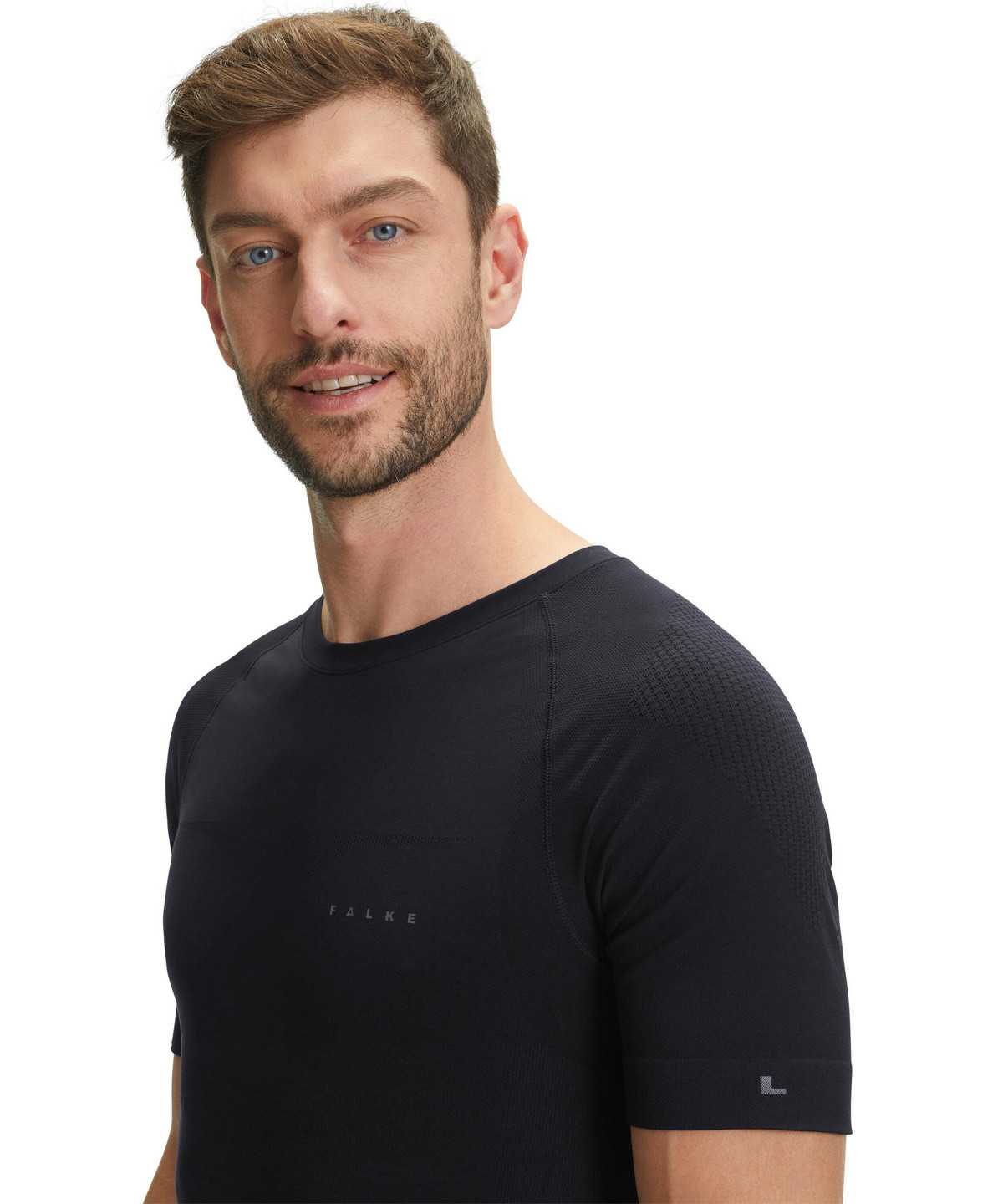 Falke Impulse Running T-Shirt Round-neck Health Overhemd Met Korte Mouwen Heren Zwart | FLO-250879