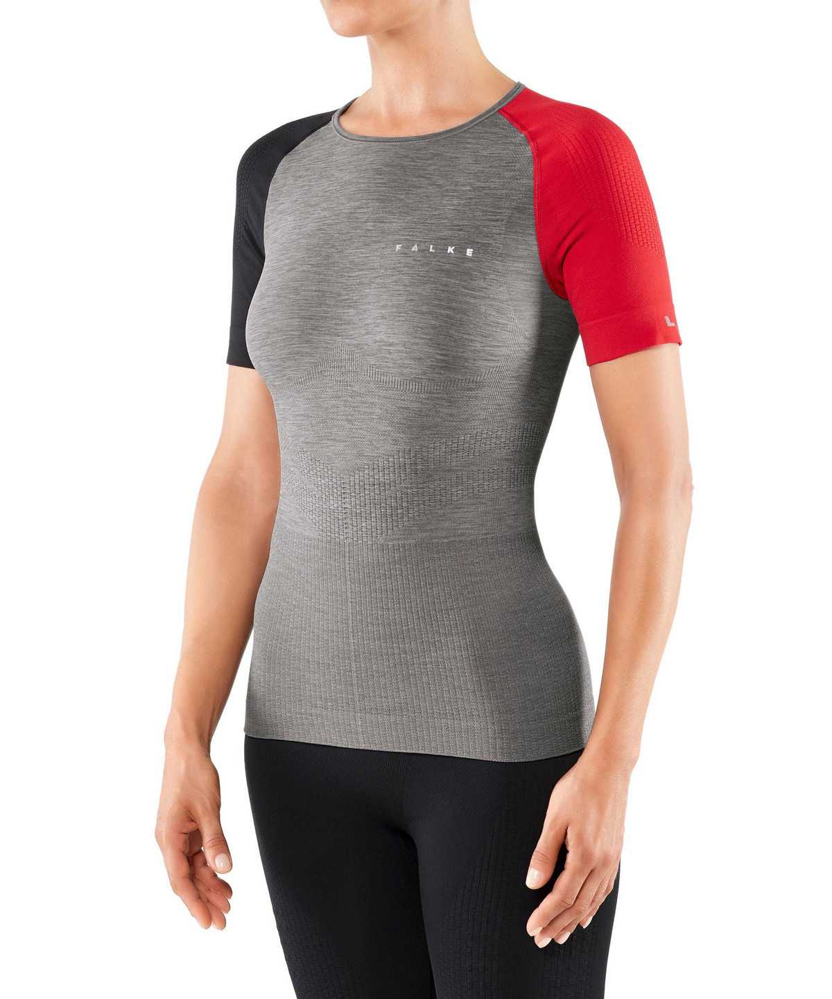 Falke Impulse Running T-Shirt Round-neck Overhemd Met Korte Mouwen Dames Grijs | MWV-469853