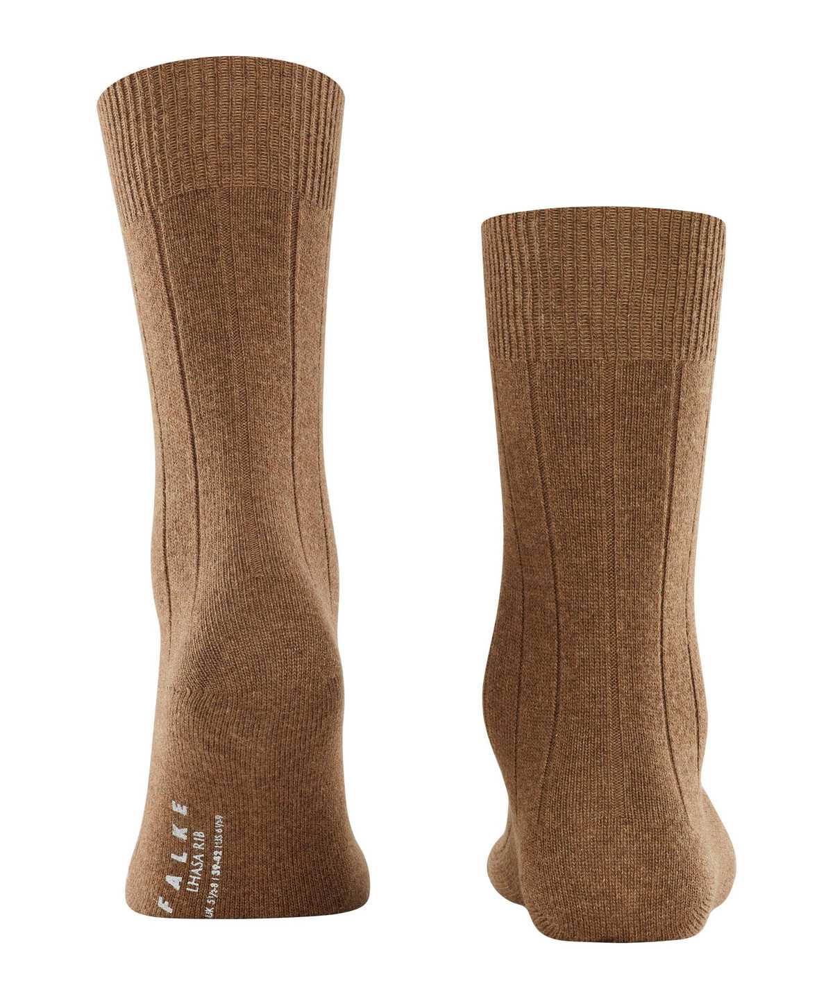 Falke Lhasa Rib Socks Sokken Heren Bruin | YUD-298013