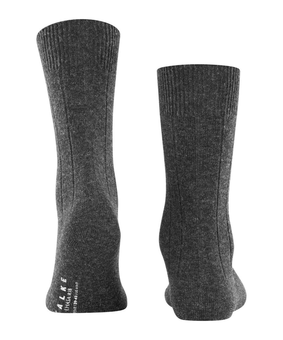 Falke Lhasa Rib Socks Sokken Heren Grijs | DUV-840759