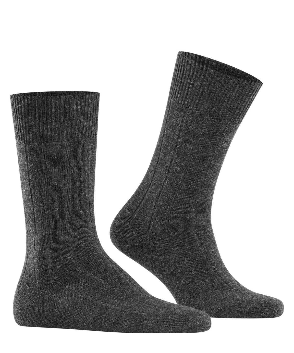 Falke Lhasa Rib Socks Sokken Heren Grijs | DUV-840759