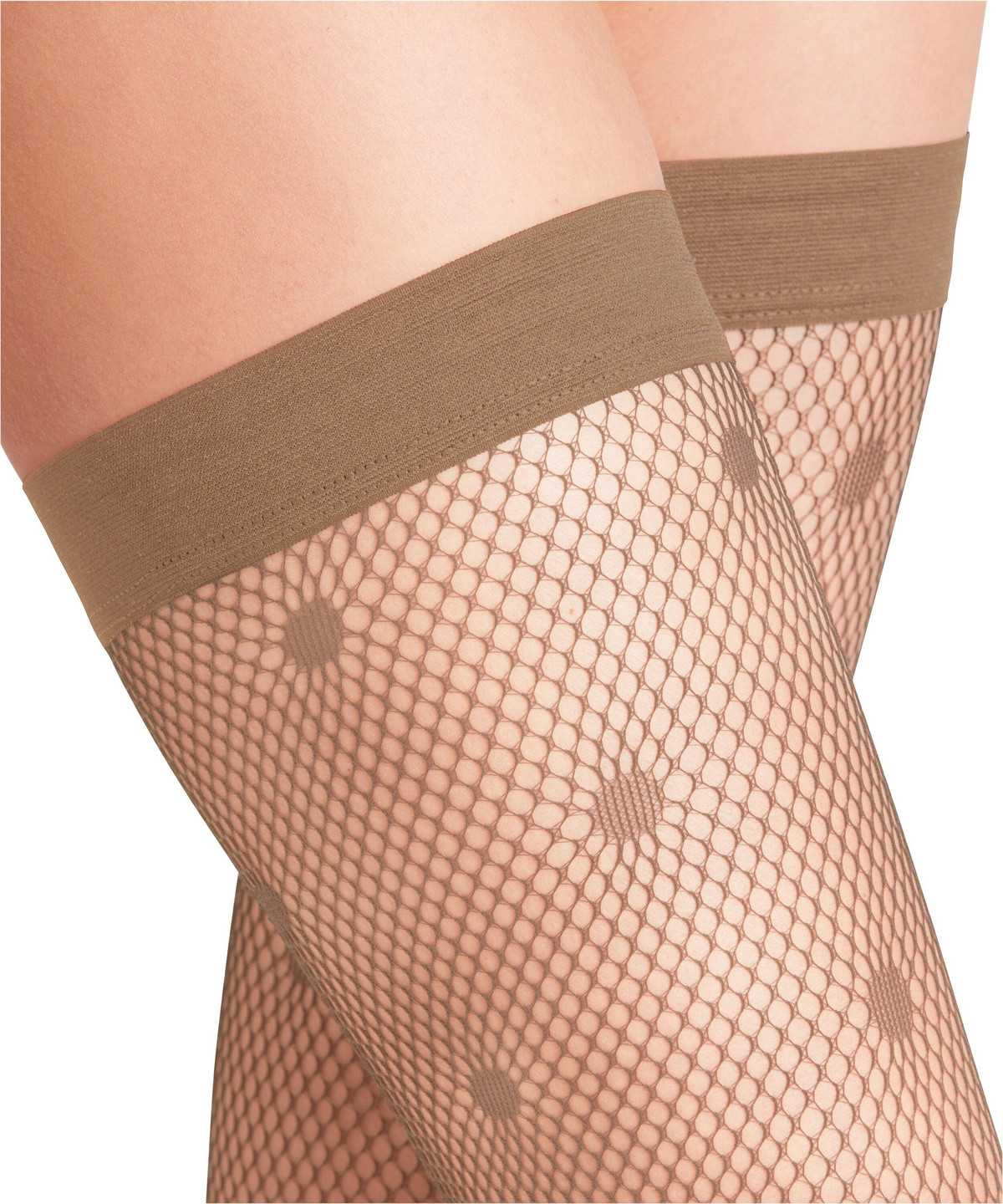 Falke Lingerie Dot Stay-ups Thigh Highs Dames Beige | PVZ-203965