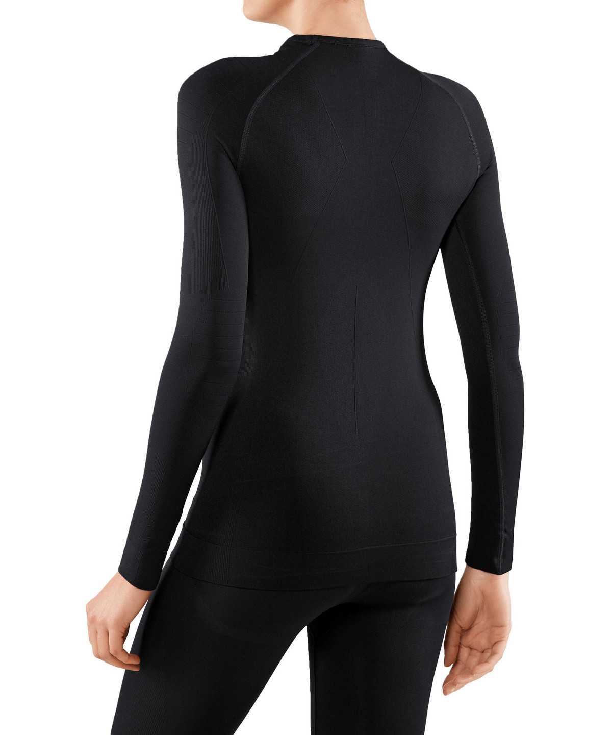 Falke Long sleeve shirt Maximum Warm Overhemd Met Lange Mouwen Dames Zwart | MZH-293750