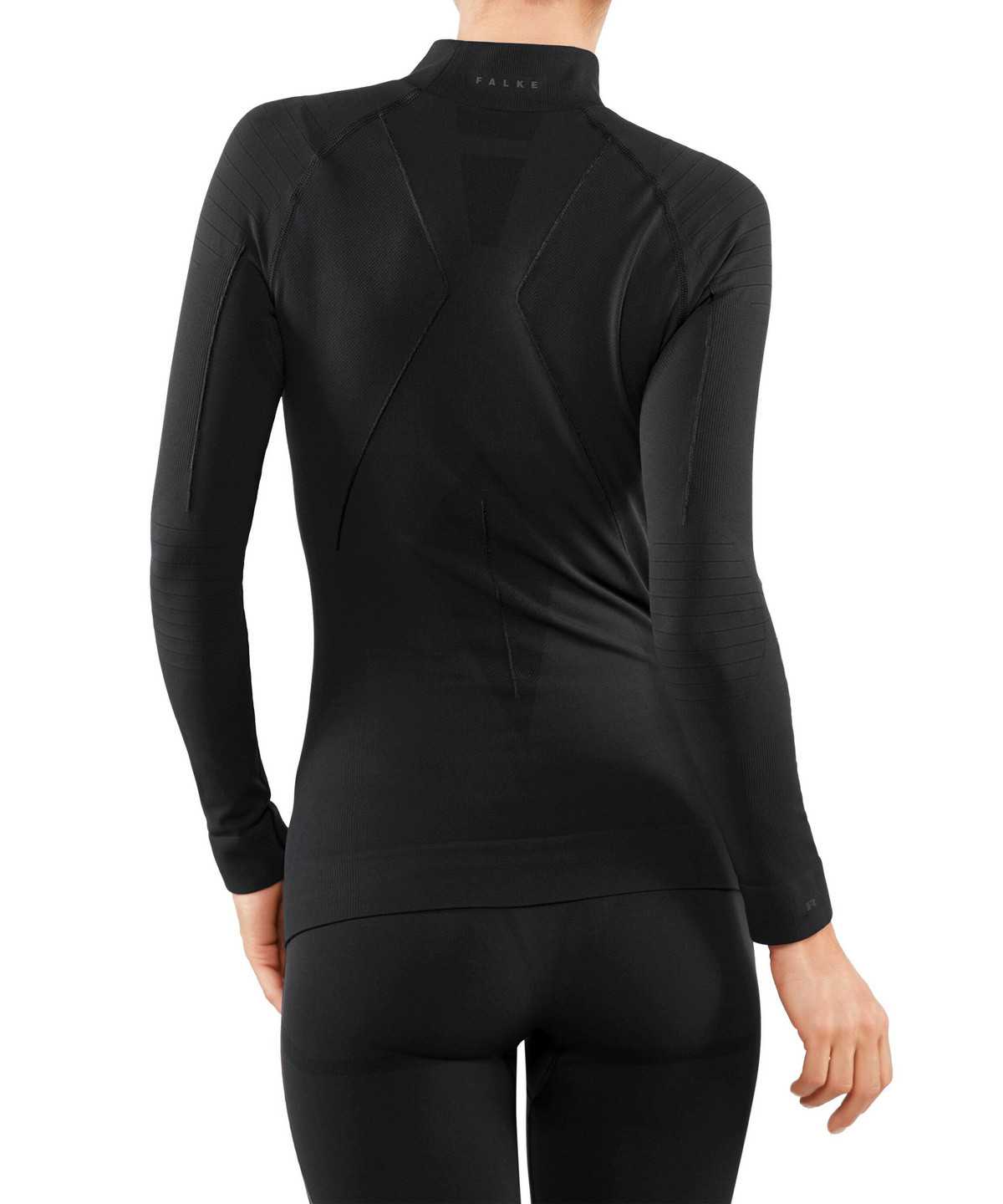 Falke Long sleeve shirt Maximum Warm Overhemd Met Lange Mouwen Dames Zwart | CTG-937256