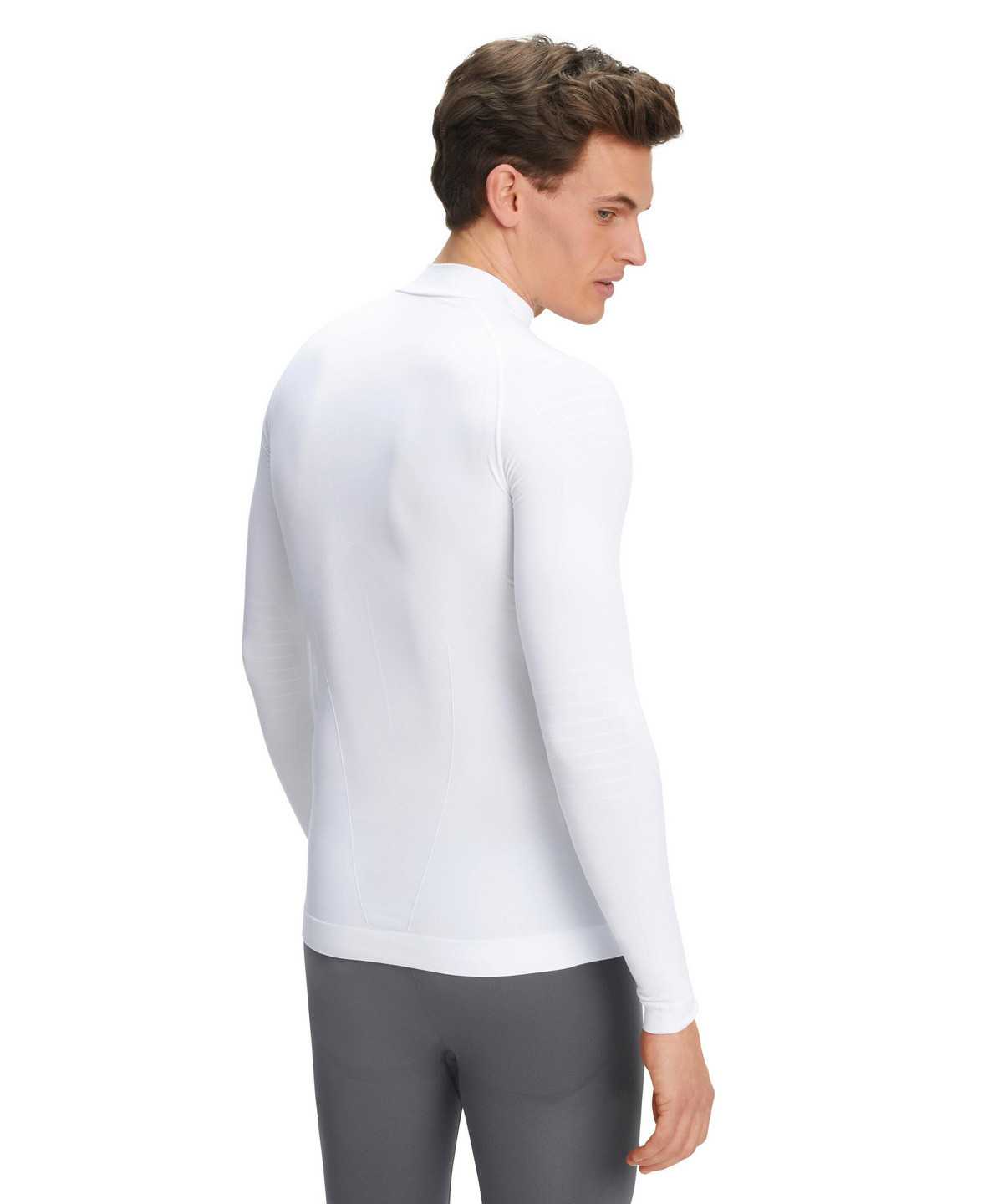 Falke Long sleeve shirt Warm Long Sleeve T-Shirts Heren Wit | OLT-516370