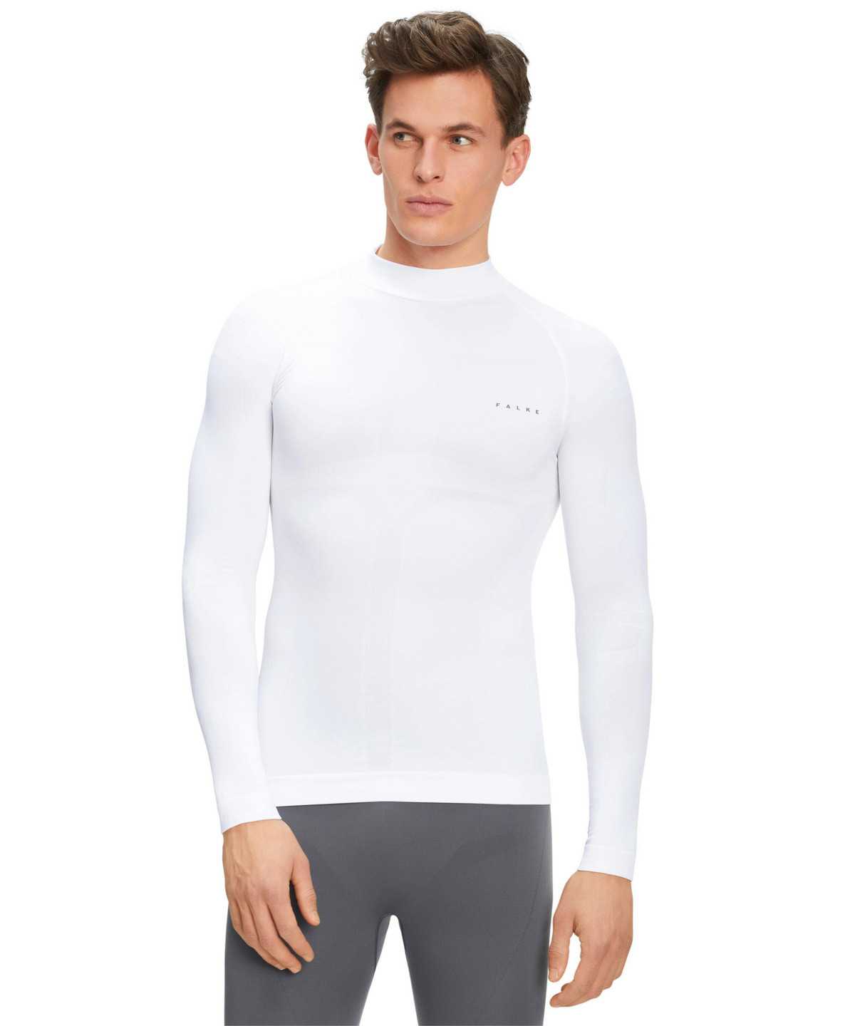 Falke Long sleeve shirt Warm Long Sleeve T-Shirts Heren Wit | OLT-516370