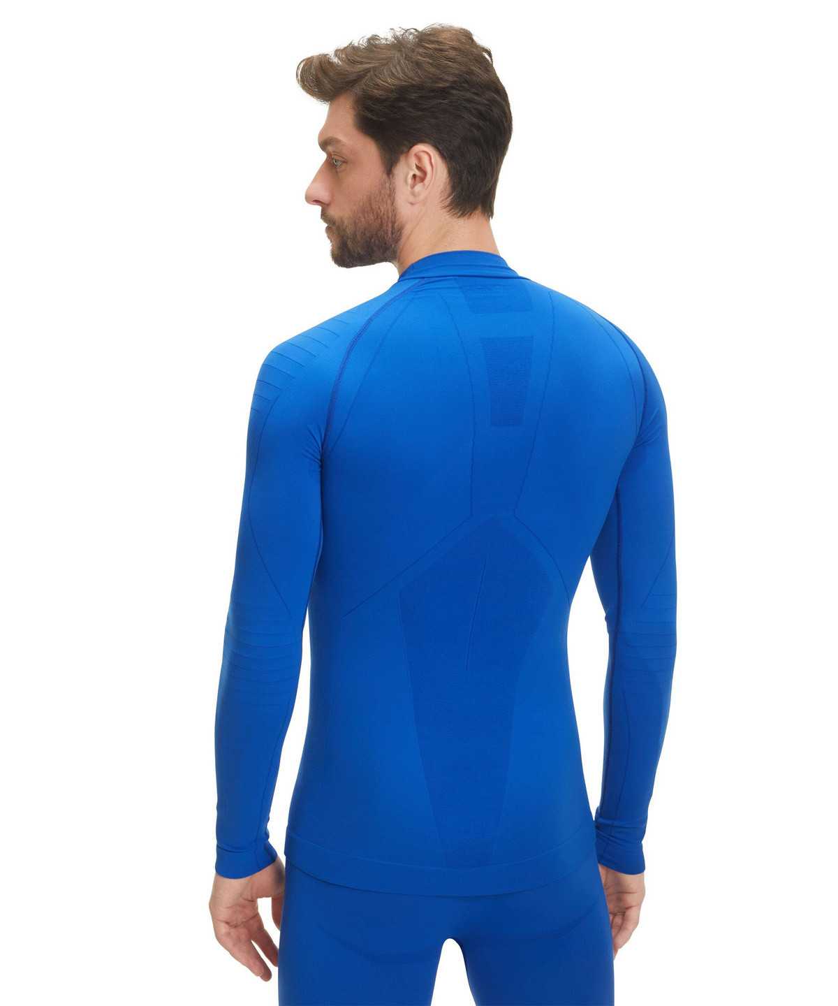 Falke Long sleeve shirt Warm Long Sleeve T-Shirts Heren Blauw | DBT-147890