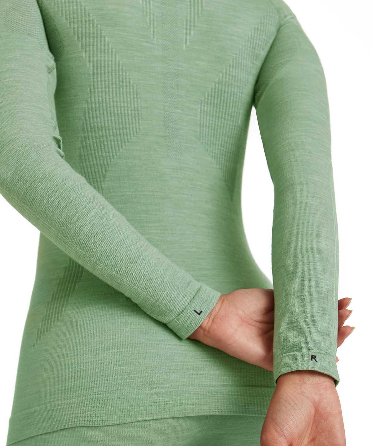 Falke Long sleeve shirt Wool-Tech Overhemd Met Lange Mouwen Dames Groen | OAE-518396