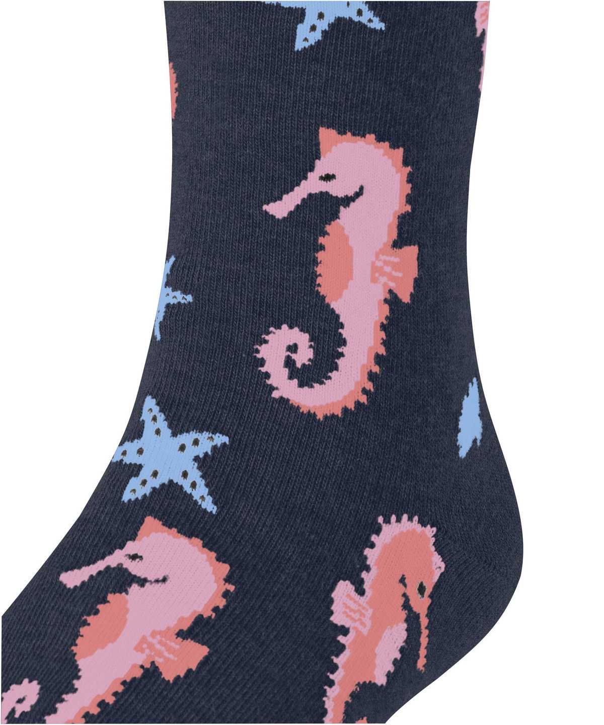 Falke Lovely Seahorses Socks Sokken Kinderen Blauw | QOL-627049