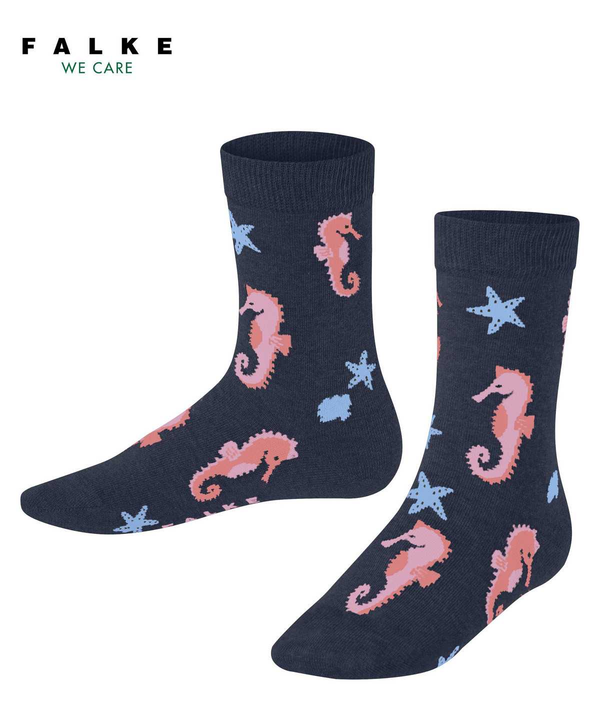 Falke Lovely Seahorses Socks Sokken Kinderen Blauw | QOL-627049