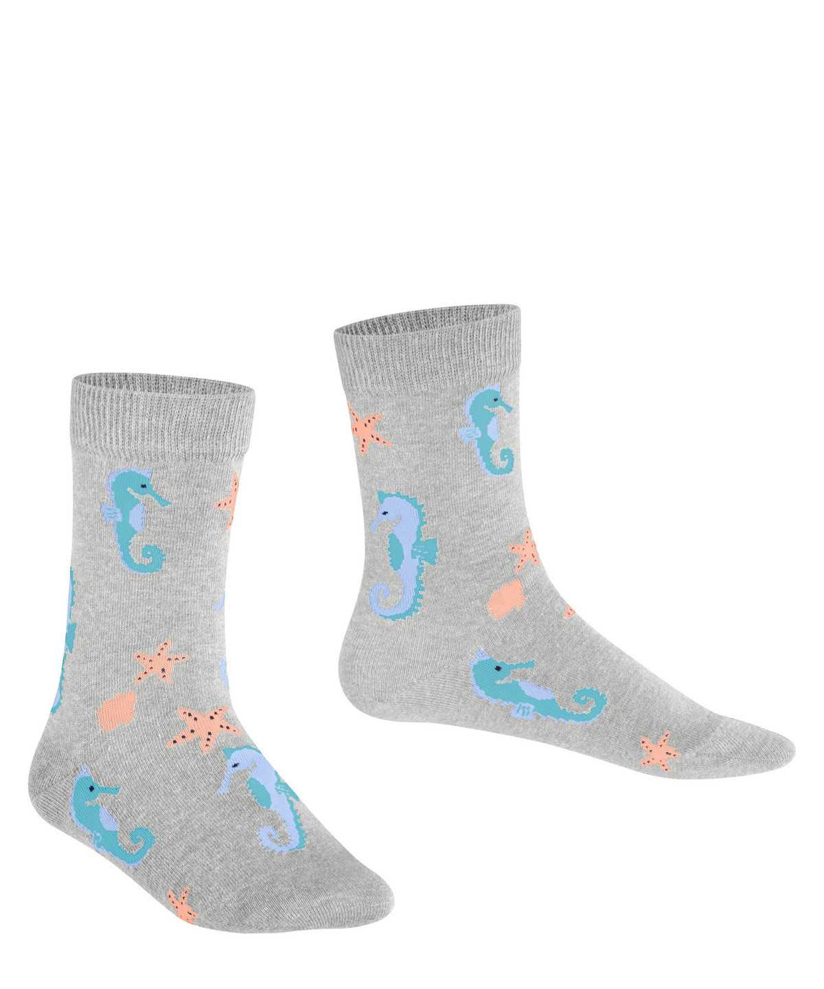 Falke Lovely Seahorses Socks Sokken Kinderen Grijs | YFX-190723