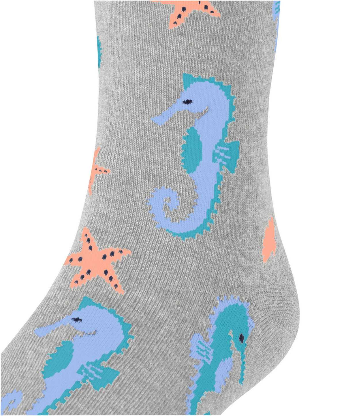 Falke Lovely Seahorses Socks Sokken Kinderen Grijs | YFX-190723