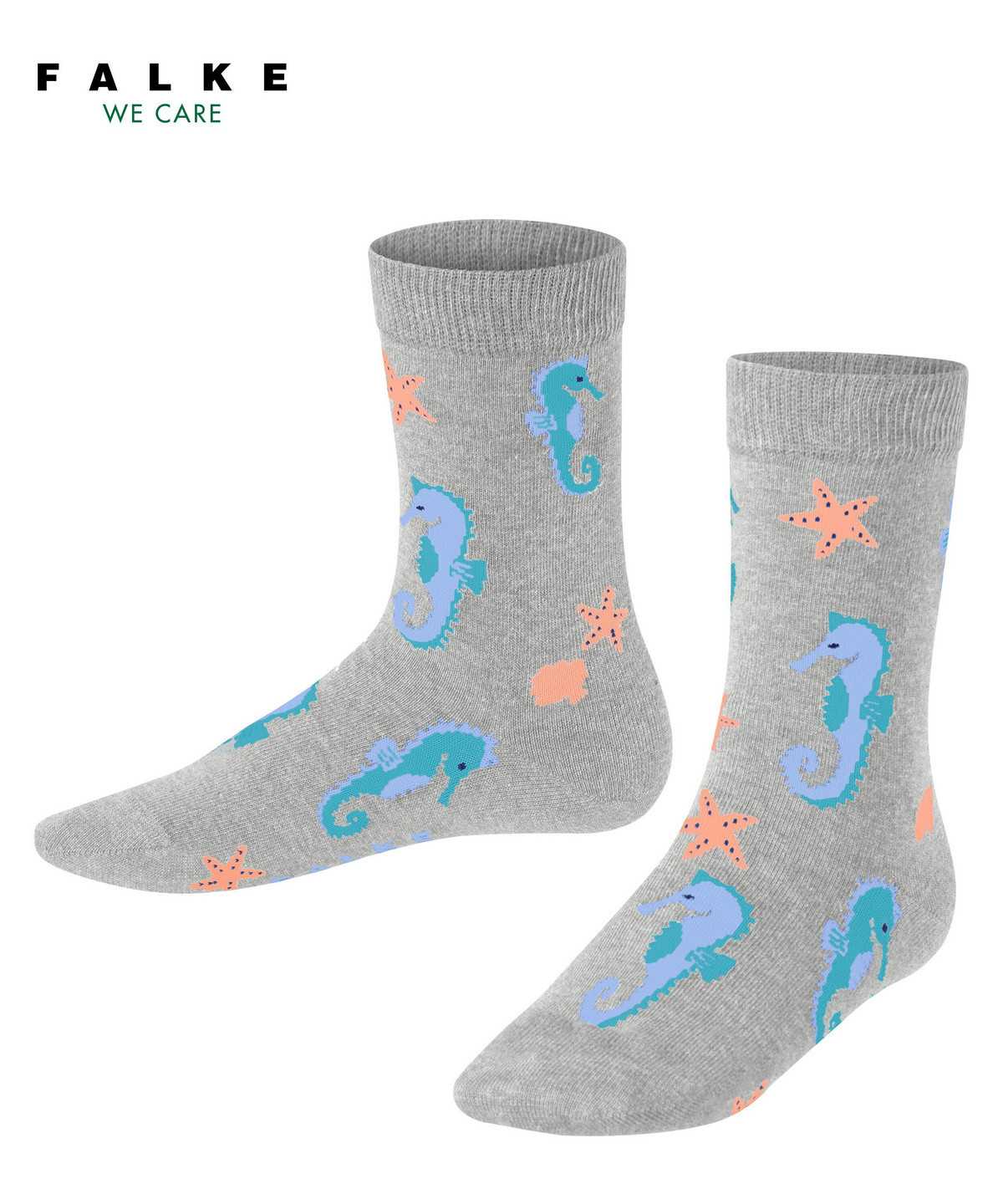 Falke Lovely Seahorses Socks Sokken Kinderen Grijs | YFX-190723