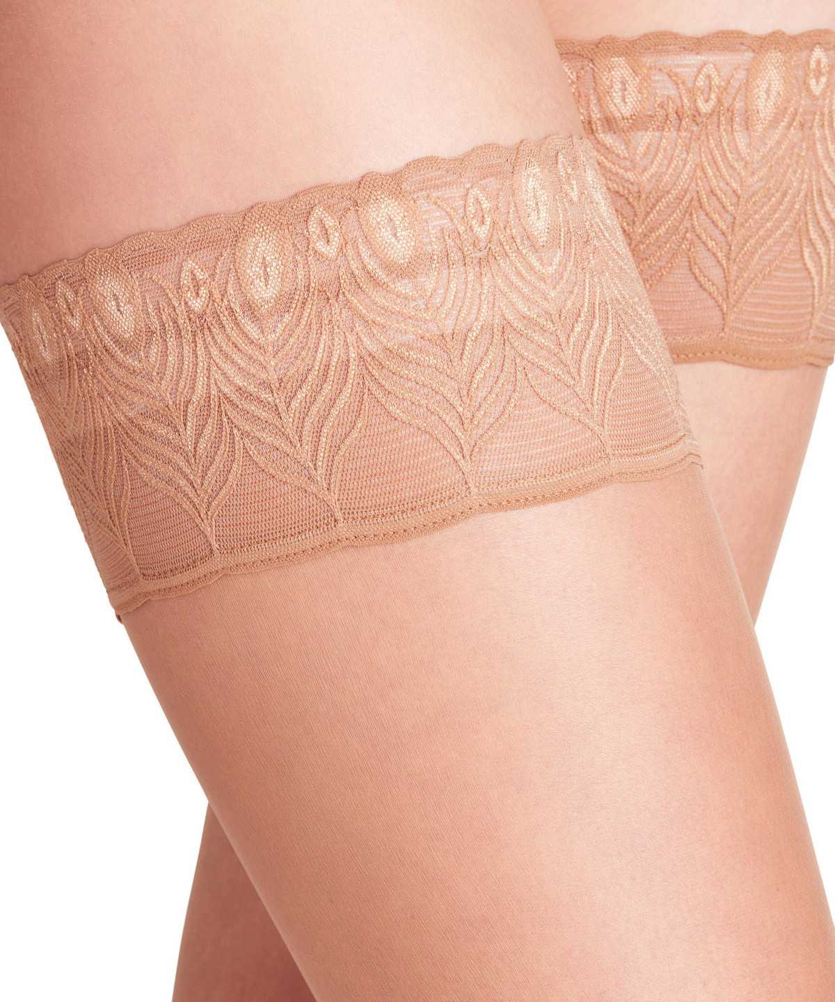 Falke Lunelle 8 DEN Stay-ups Thigh Highs Dames Beige | CPB-950371