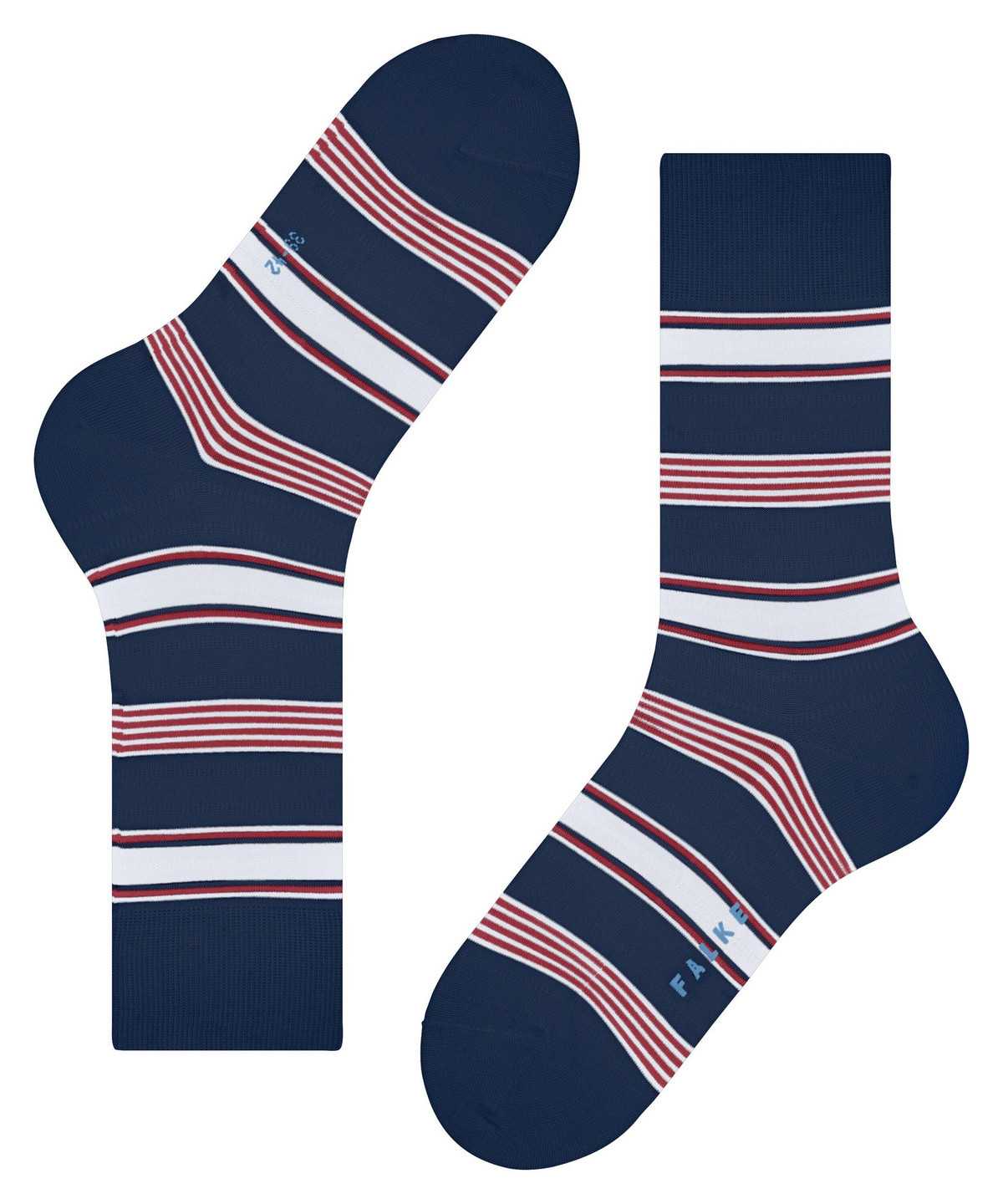 Falke Marina Stripe Socks Sokken Heren Blauw | UGH-463279