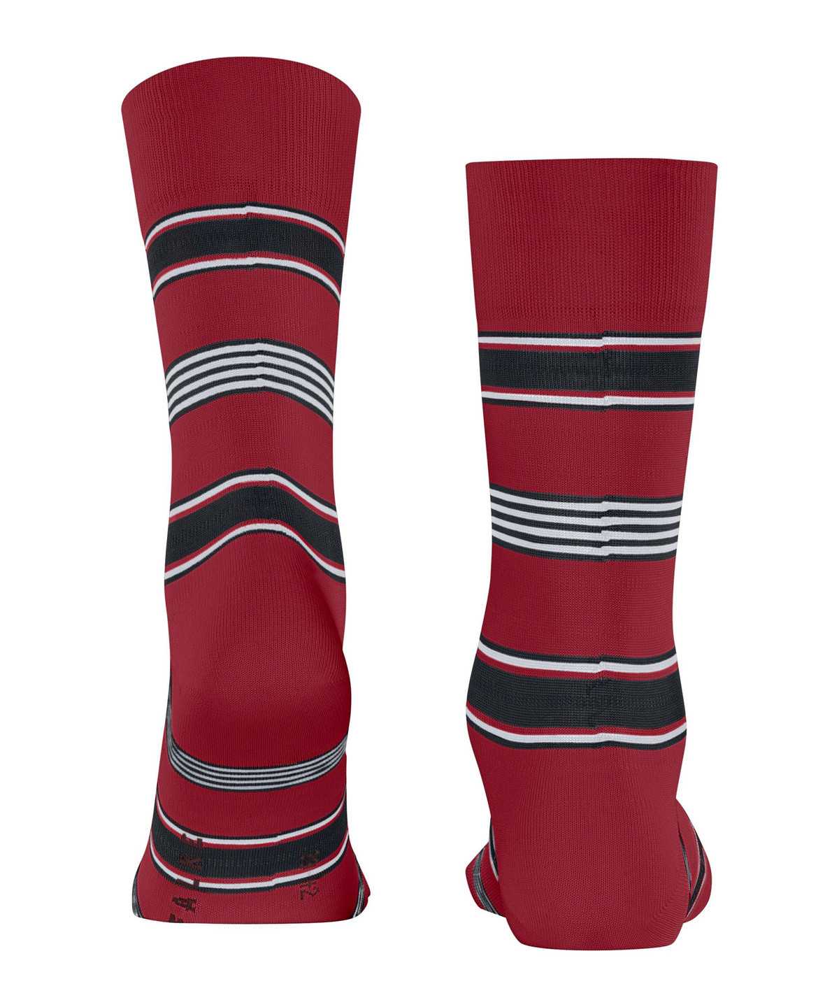 Falke Marina Stripe Socks Sokken Heren Rood | VTF-896152