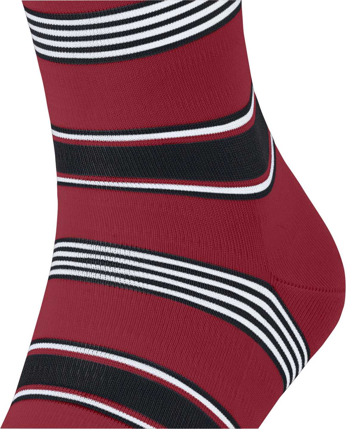 Falke Marina Stripe Socks Sokken Heren Rood | VTF-896152