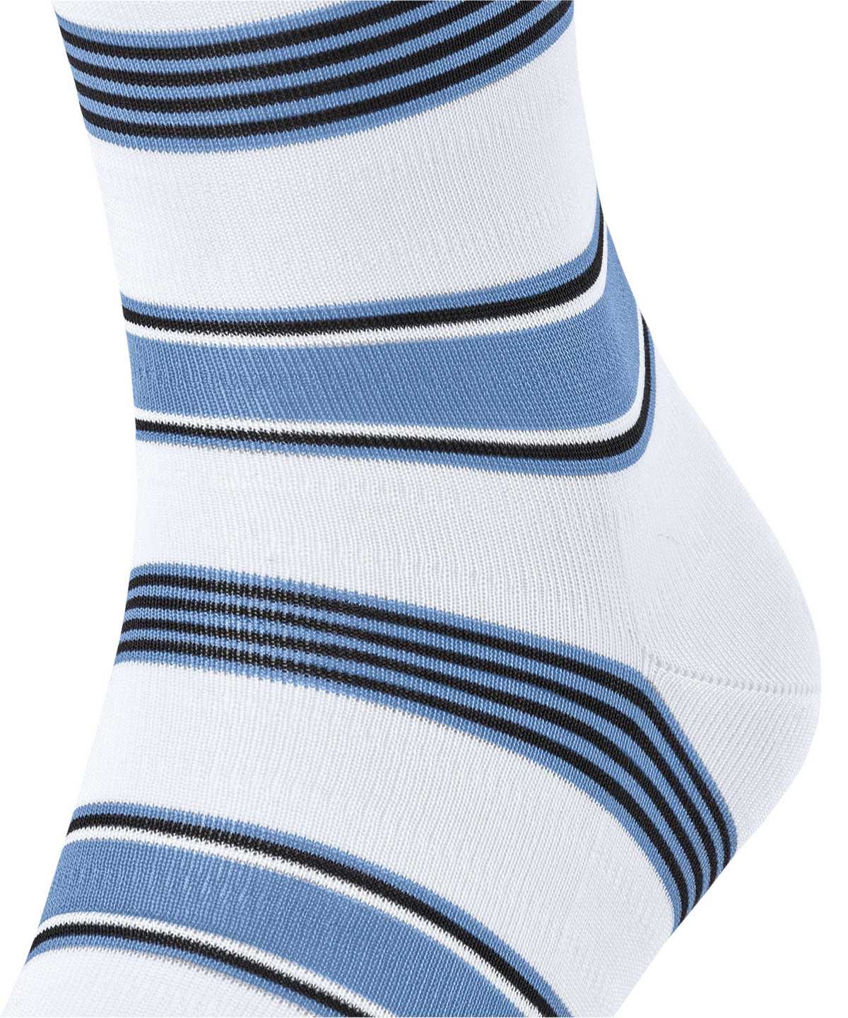 Falke Marina Stripe Socks Sokken Heren Wit | MUI-029418