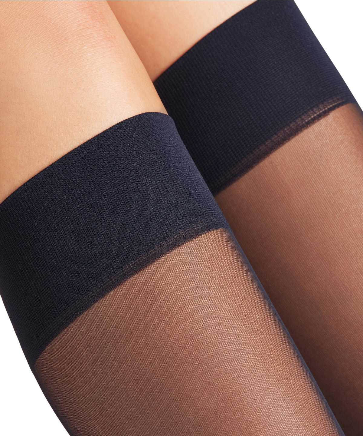 Falke Matt Deluxe 20 DEN Knee-high Socks Sokken Dames Blauw | VIT-527691