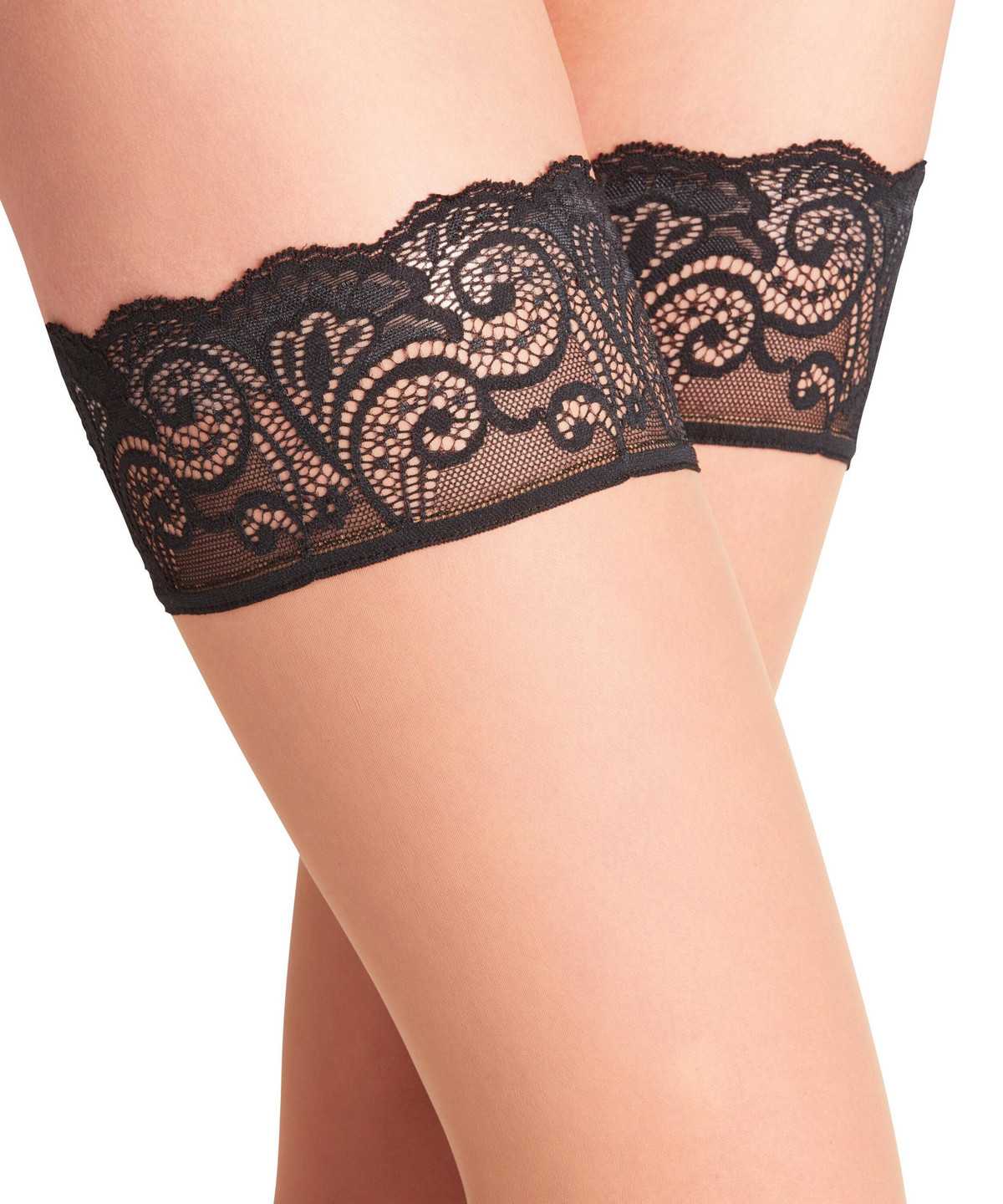 Falke Matt Deluxe 20 DEN Stay-ups Thigh Highs Dames Bruin | UJS-368724