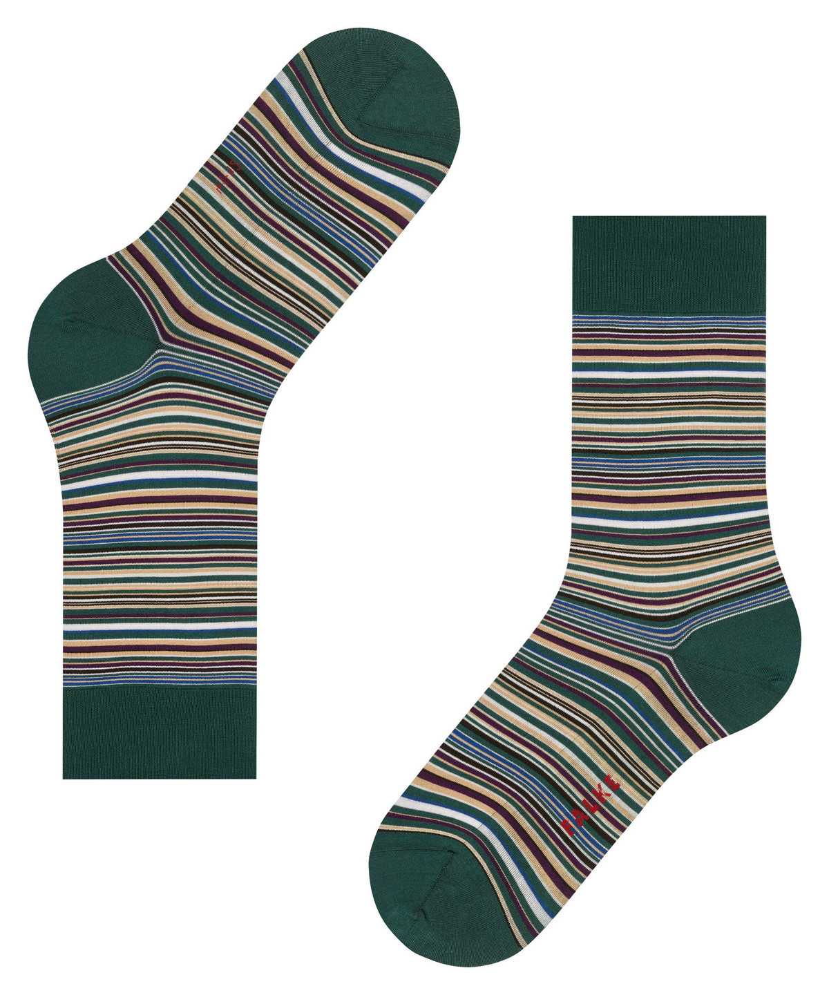 Falke Microblock Socks Sokken Heren Groen | AMB-034125