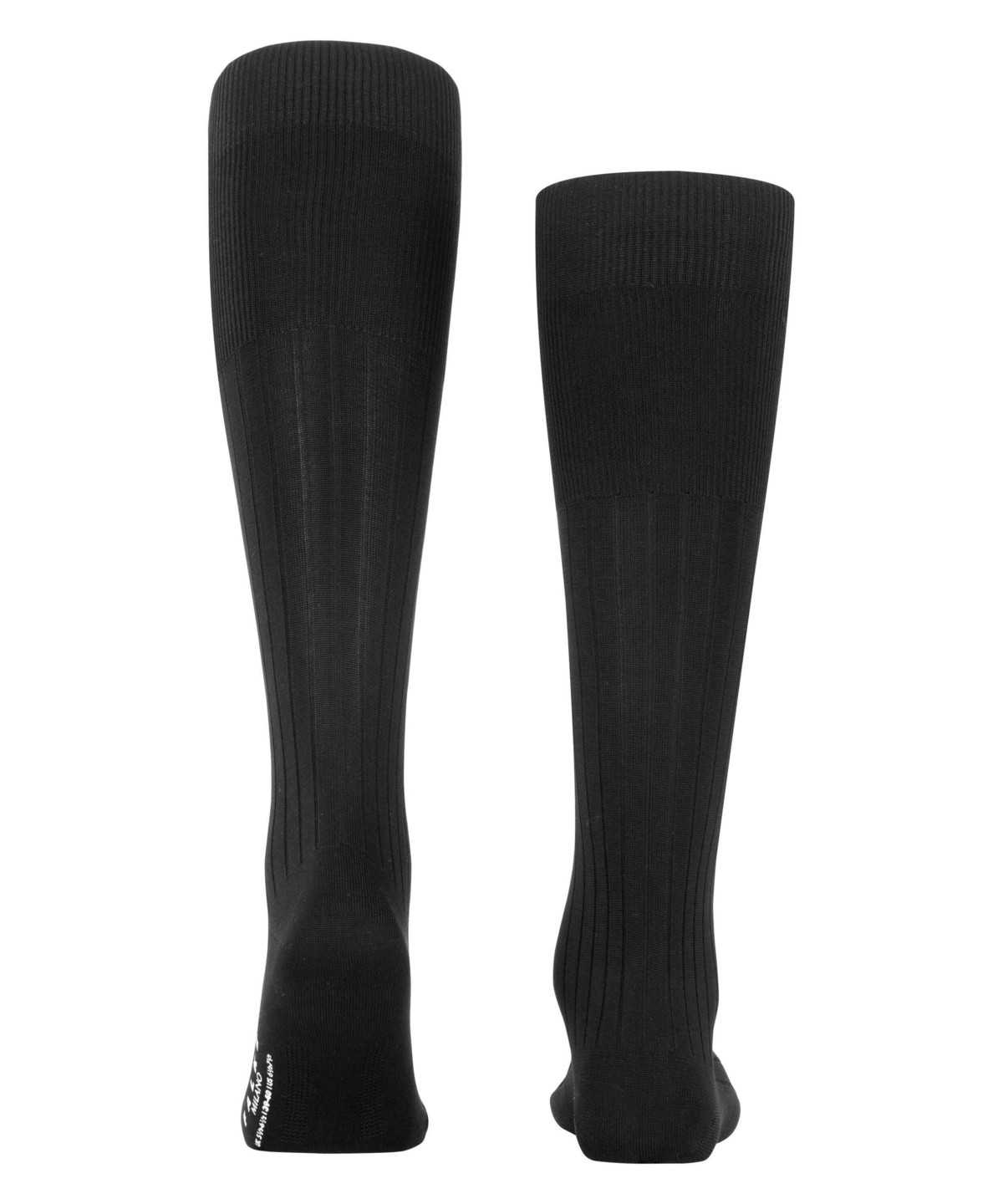 Falke Milano Knee-high Socks Sokken Heren Zwart | EYC-254768