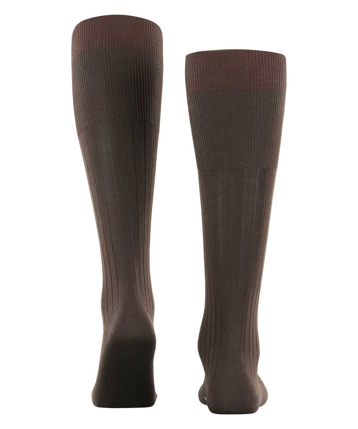 Falke Milano Knee-high Socks Sokken Heren Bruin | KOY-978312