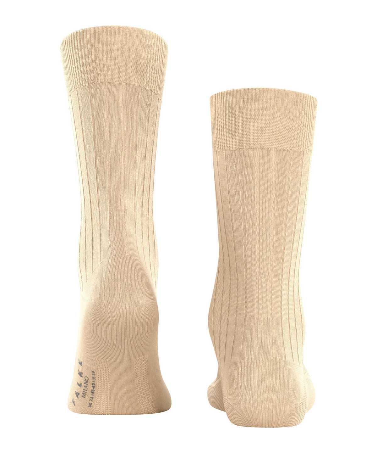 Falke Milano Socks Sokken Heren Beige | IBH-597642