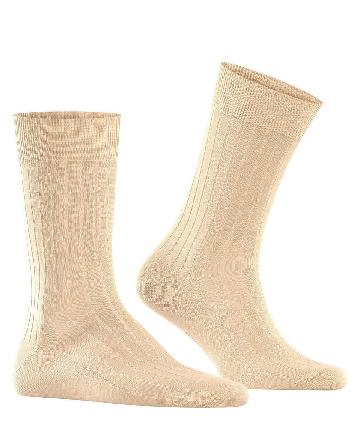 Falke Milano Socks Sokken Heren Beige | IBH-597642