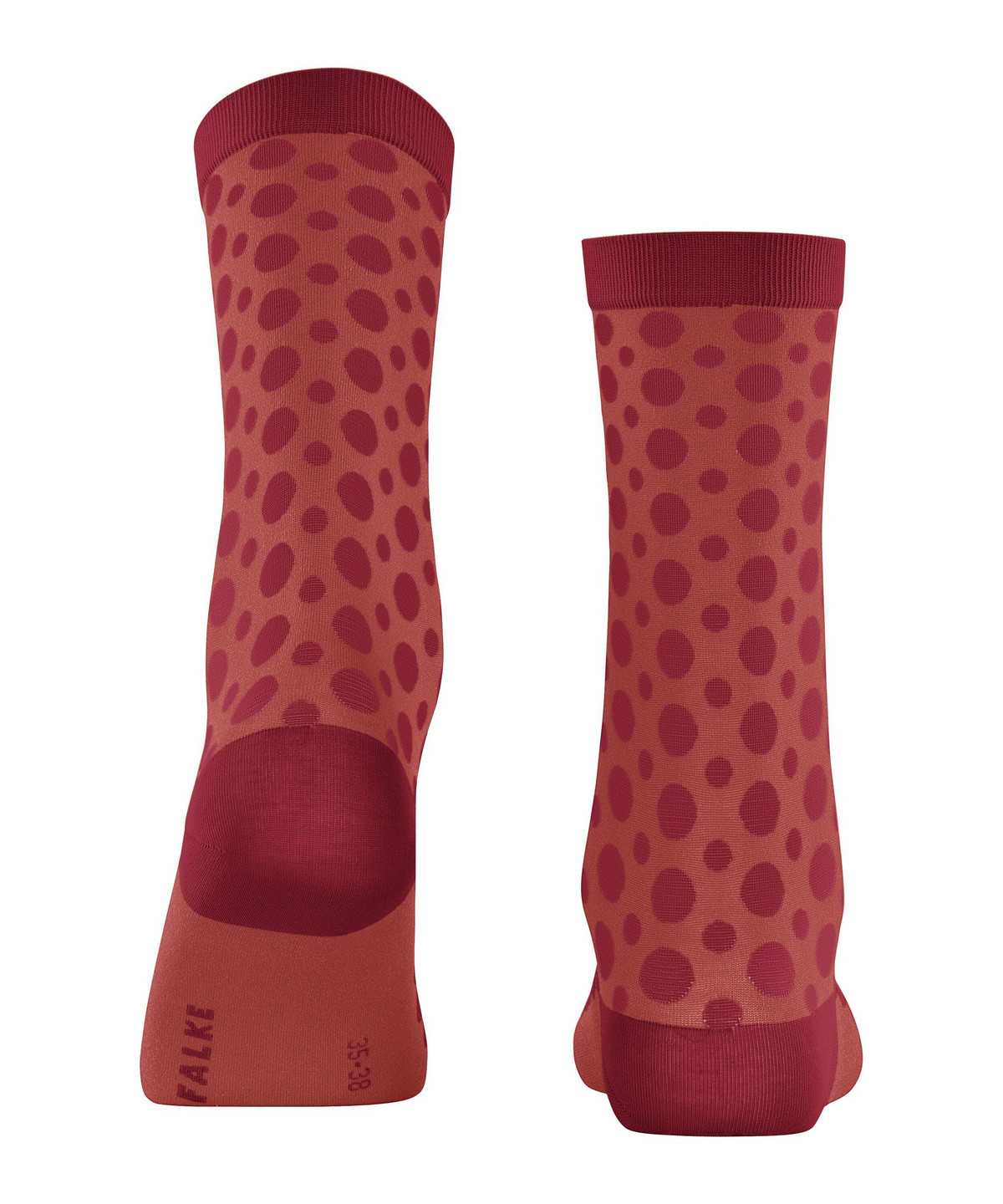 Falke Mirage Dot Socks Sokken Dames Rood | YJI-803659