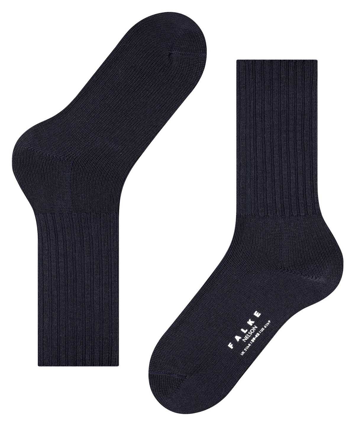 Falke Nelson Boot socks Sokken Heren Blauw | UIN-765182