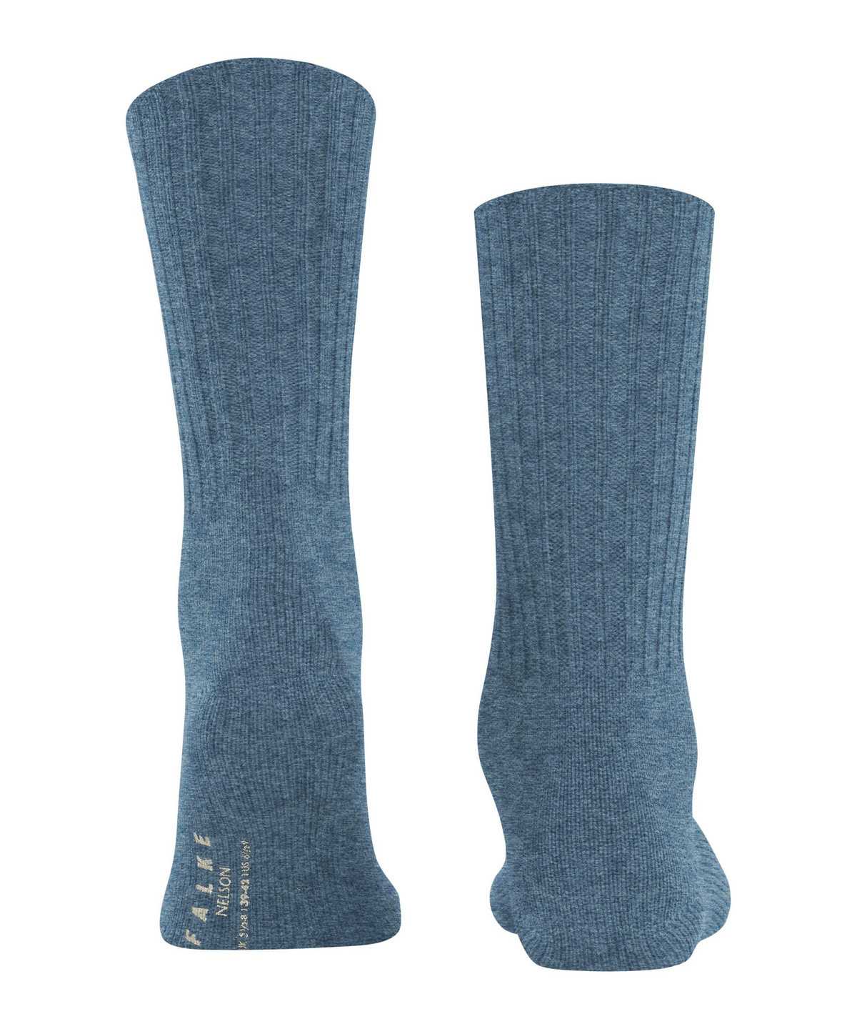 Falke Nelson Boot socks Sokken Heren Blauw | WEV-134896