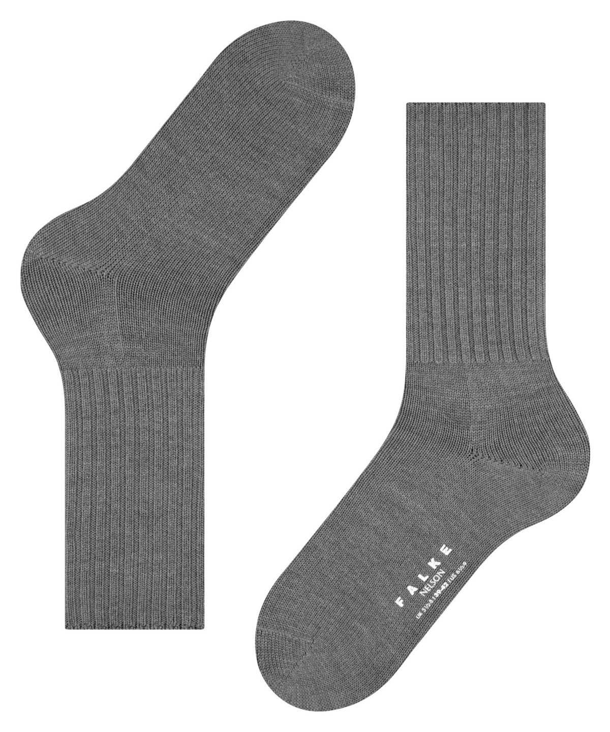 Falke Nelson Boot socks Sokken Heren Grijs | URS-845263