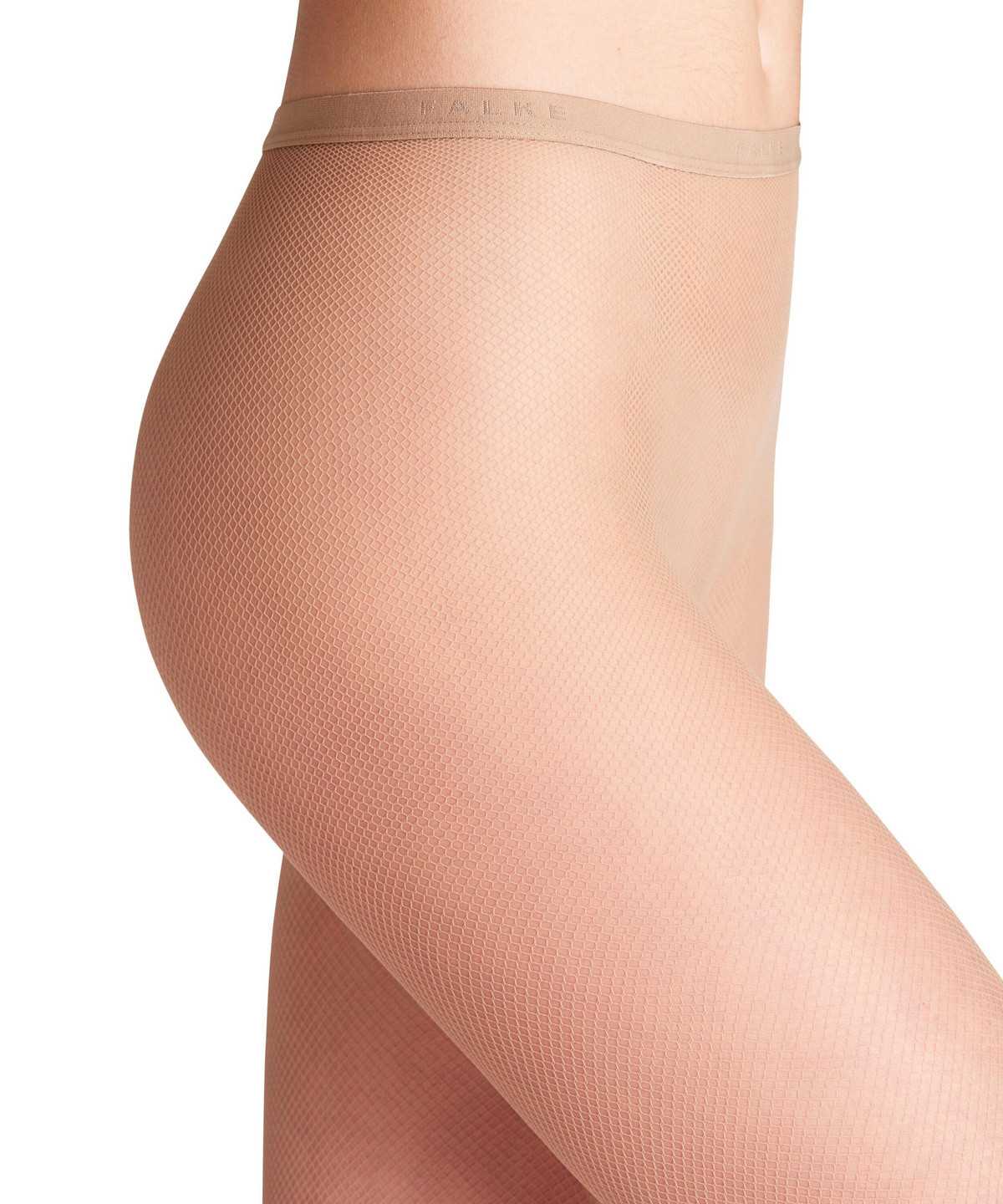 Falke Net Tights Tights Dames Beige | ESI-472610