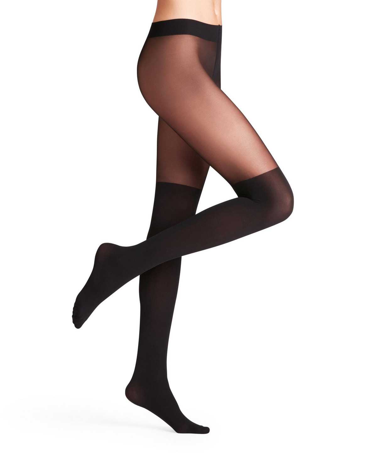 Falke Overknee 25 DEN Tights Tights Dames Zwart | ETW-265031