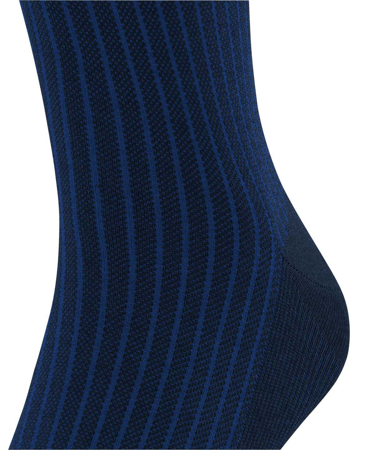 Falke Oxford Stripe Knee-high Socks Sokken Heren Blauw | ISO-504327