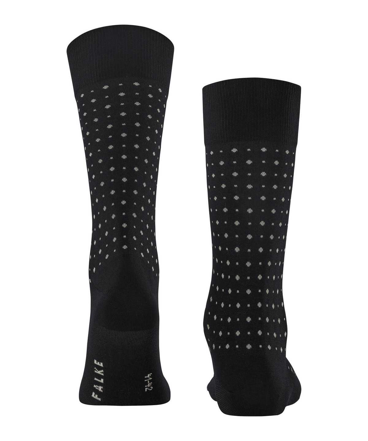 Falke Polished Dot Socks Sokken Heren Zwart | SAN-718936