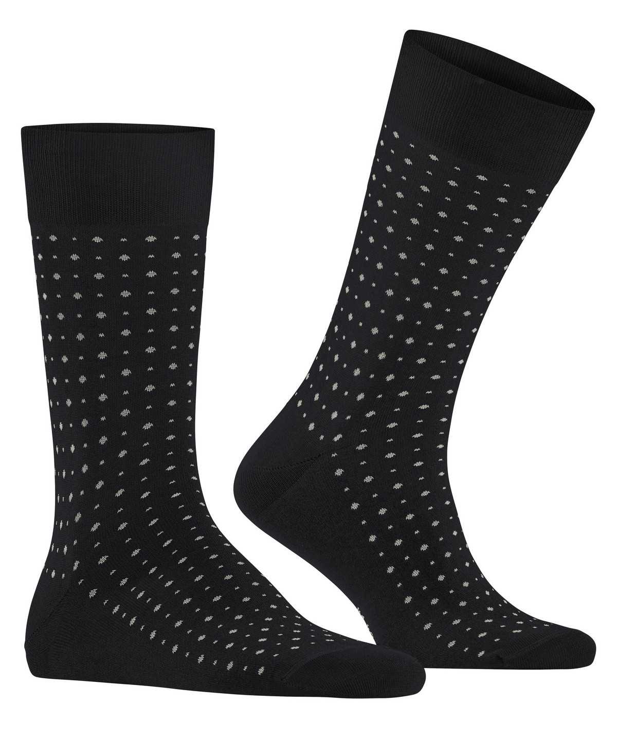 Falke Polished Dot Socks Sokken Heren Zwart | SAN-718936