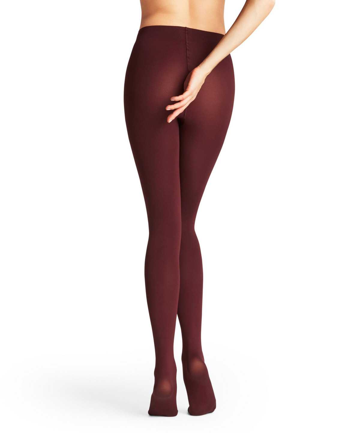 Falke Pure Matt 100 DEN Tights Tights Dames Rood | PXH-543601