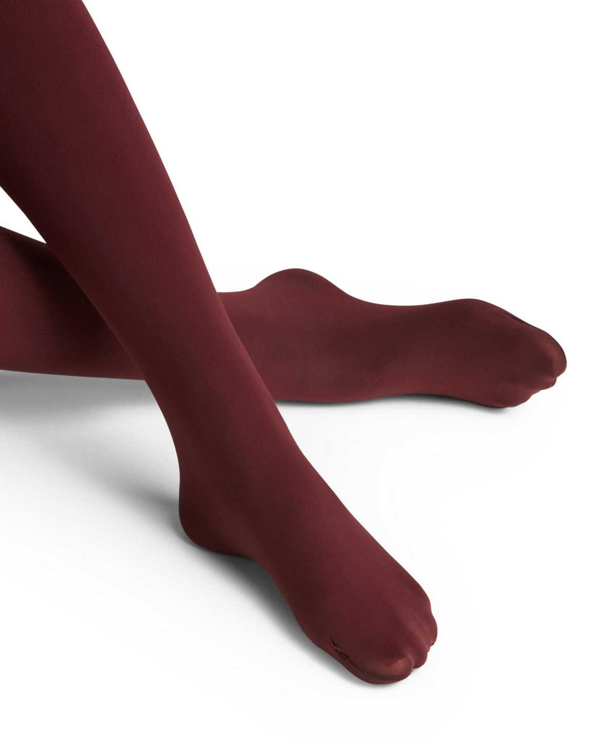 Falke Pure Matt 100 DEN Tights Tights Dames Rood | PXH-543601