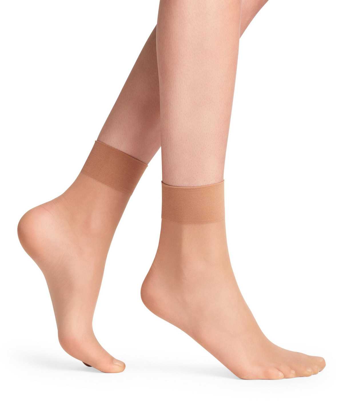 Falke Pure Matt 20 DEN Ankle socks Sokken Dames Beige | SFT-942305