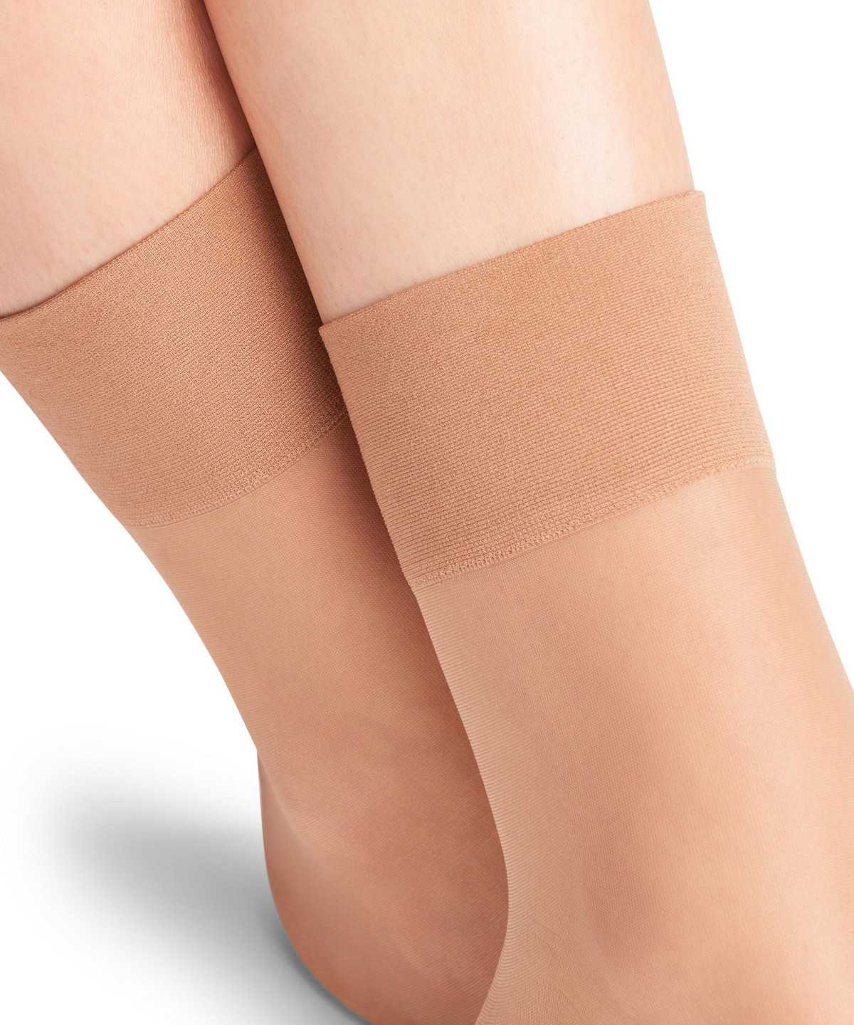 Falke Pure Matt 20 DEN Ankle socks Sokken Dames Beige | SFT-942305